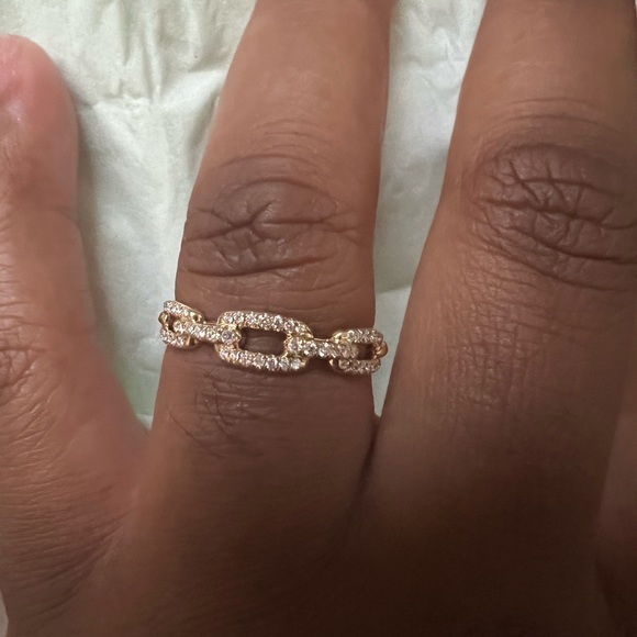 100% AUTHENTIC DAVID YURMAN STAX CHAIN LINK RING - Picture 7 of 9